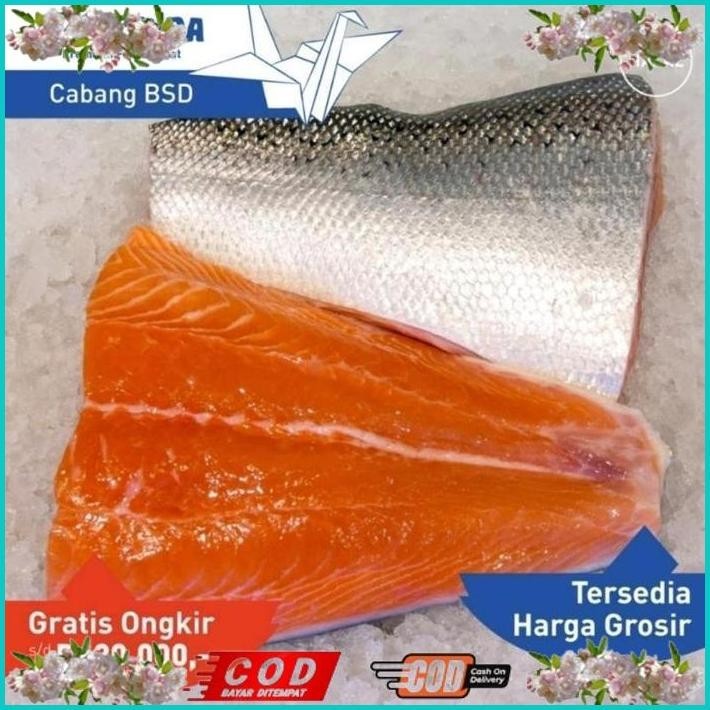 

BISMILLAH IKAN SALMON FILLET 200 1KG STEAK CUT TROUTS FROZEN FRESH BY NISHIMURASHOP NISHIMURA ALISUP