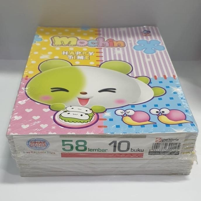 

Buku tulis sinar dunia / sidu SD 58 Lembar / Buku tulis Sm 58 Lembar 10bk