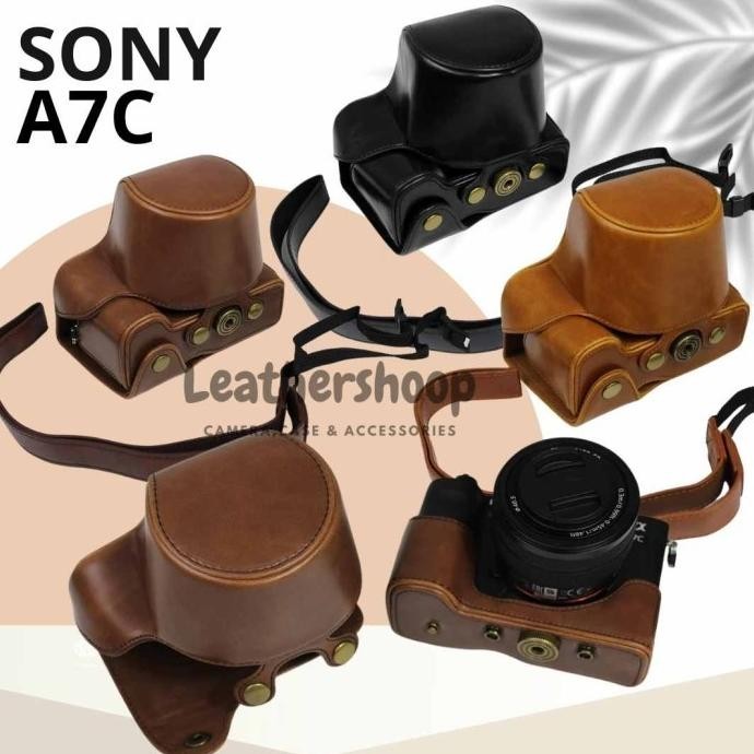 SONY A7C Cover Leather Case