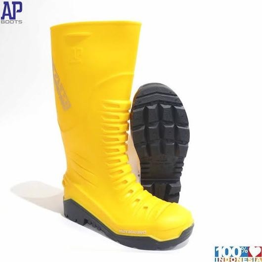 NEW SEPATU AP BOOT BOOTS SAFETY BESI ANTI / TAHAN AIR & MINYAK METAGUARD