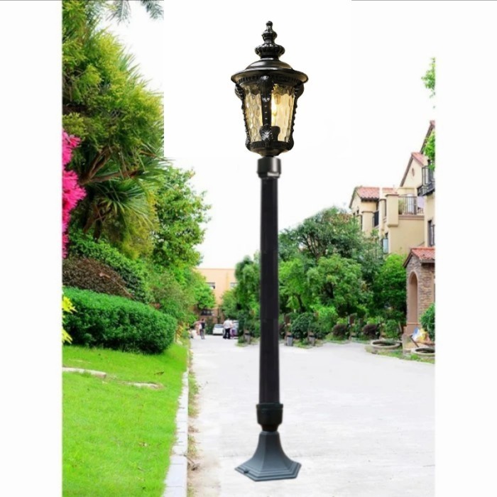 Lampu Taman Tiang - Lampu Tiang Outdoor - Lampu Taman Klasik 150 2/B S Lampu