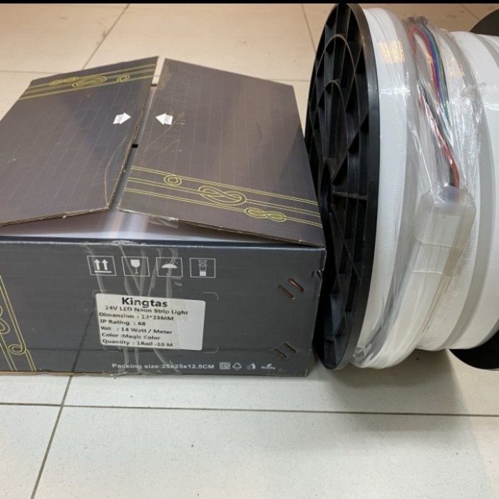 Neon Flex Kingtas Rgb Dc 24V 10 Meter Neon Fleksibel 24V Lampu