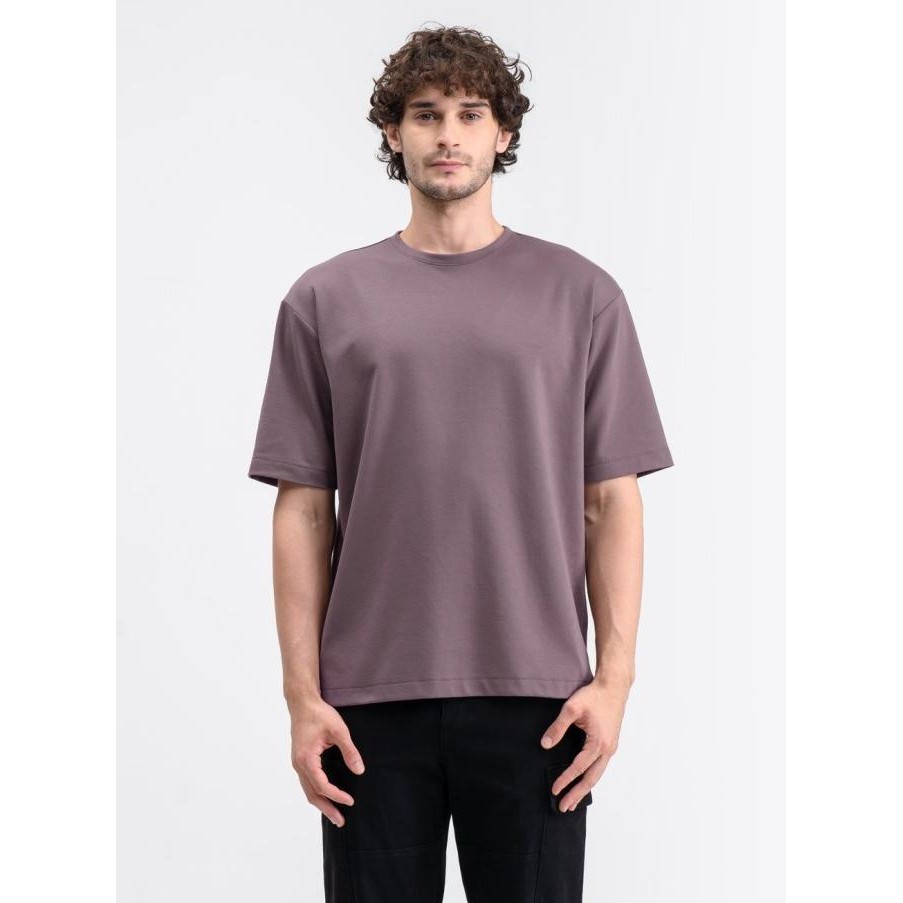 Livehaf - Boxy Ease Tee Plum