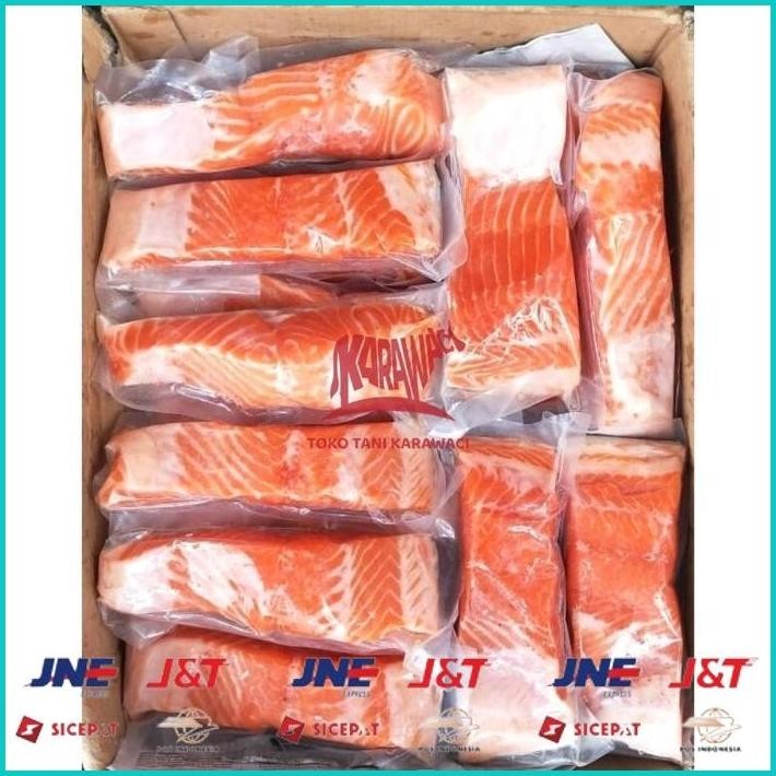 

BISMILLAH IKAN SALMON FILLET / SALMON FILLET NORWEGIA @200GR - PREMIUM ALISUP