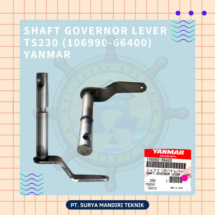 paling diminati] SHAFT GOVERNOR LEVER TS230 106990-66400 YANMAR ASLI GENUINE
