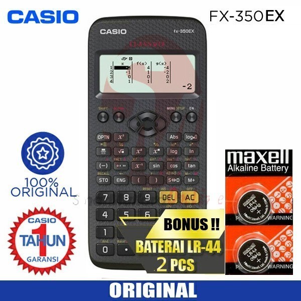 

Ready Kalkulator Casio FX 350 EX ClassWiz Scientific
