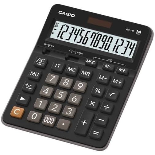 

Ready Casio GX14 - Calculator Desktop/ Kalkulator Kantor GX-14