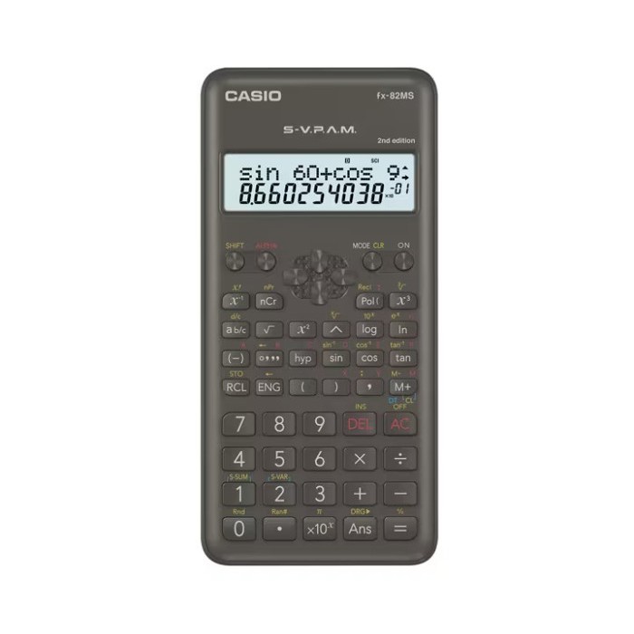 

Ready Kalkulator Sekolah/Kuliah Scientifix Casio FX-82MS 2nd Edition