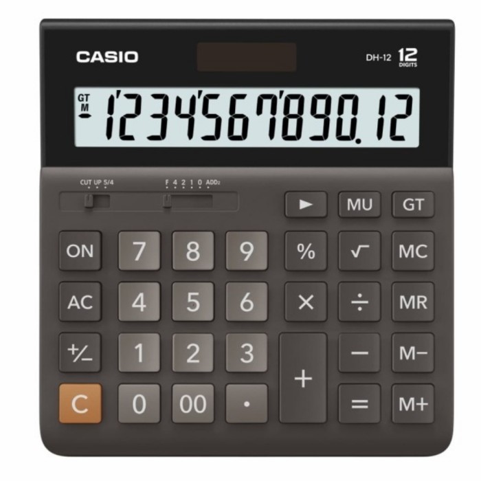 

Ready kalkulator casio 12 digit DH12 black