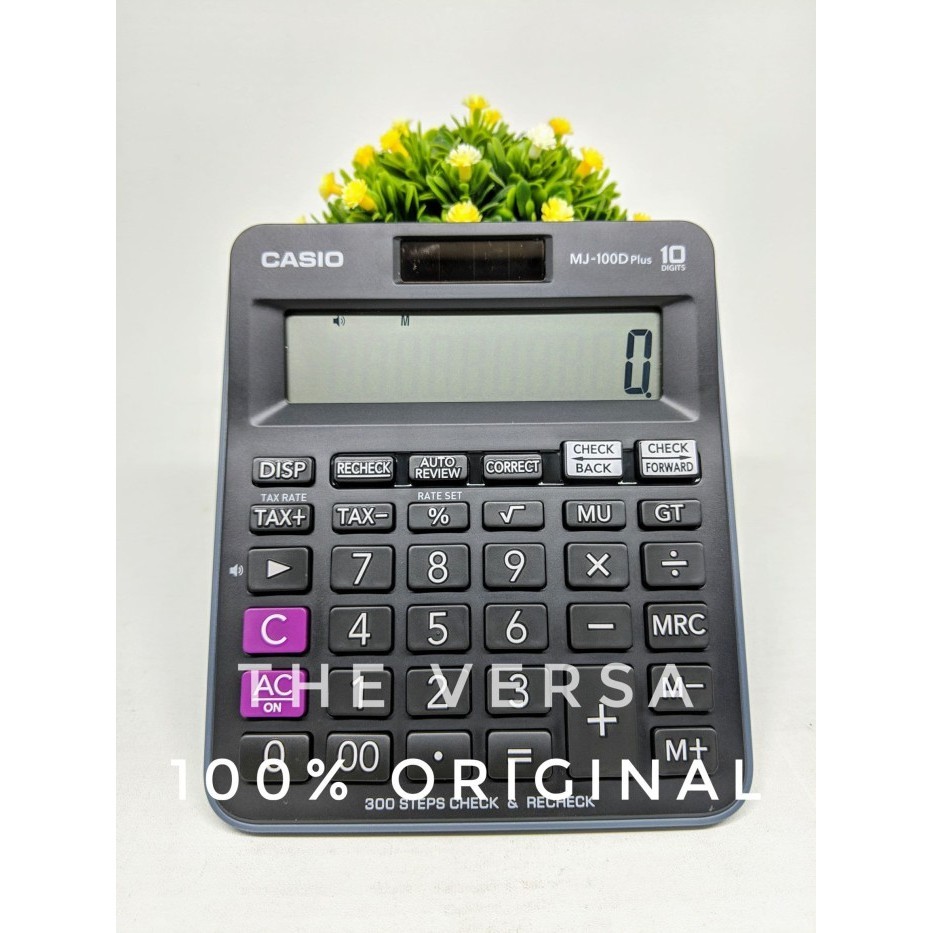 

Ready CASIO MJ-100D CHECK & CORRECT CALCULATOR
