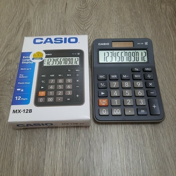 

Ready Kalkulator 12 Digit merk Casio MX 12B