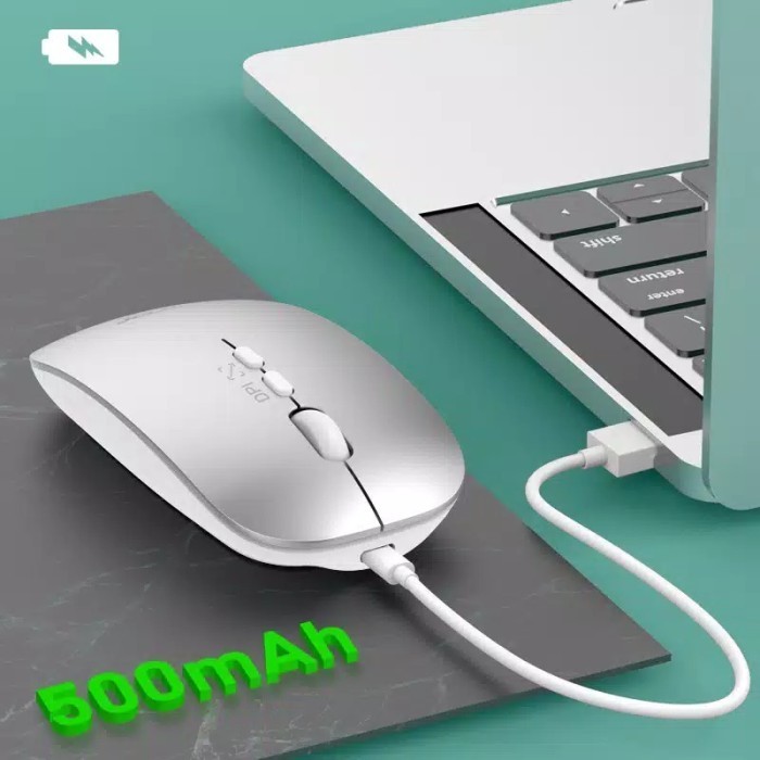 Tetikus Acer Mouse Wireless Senyap Rechargeable