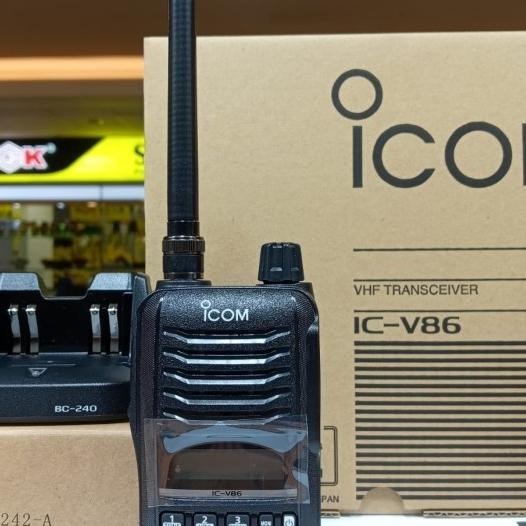 Radio Ht Handy Talky Icom V86 Ic V-86 Vhf 7 Watt Walkie Talkie Icom