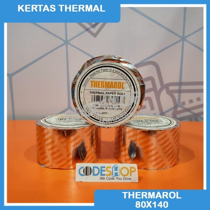 

THERMAROL KERTAS ROLL THERMAL 80 X 140 - 80X140 MM