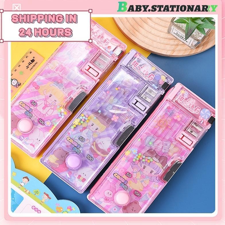 

Or42 Tempat pensil anak multifungsi bernilai tinggi untuk siswa sekolah dasar plastik dengan tempat pensil kartun rautan pensil Termurah