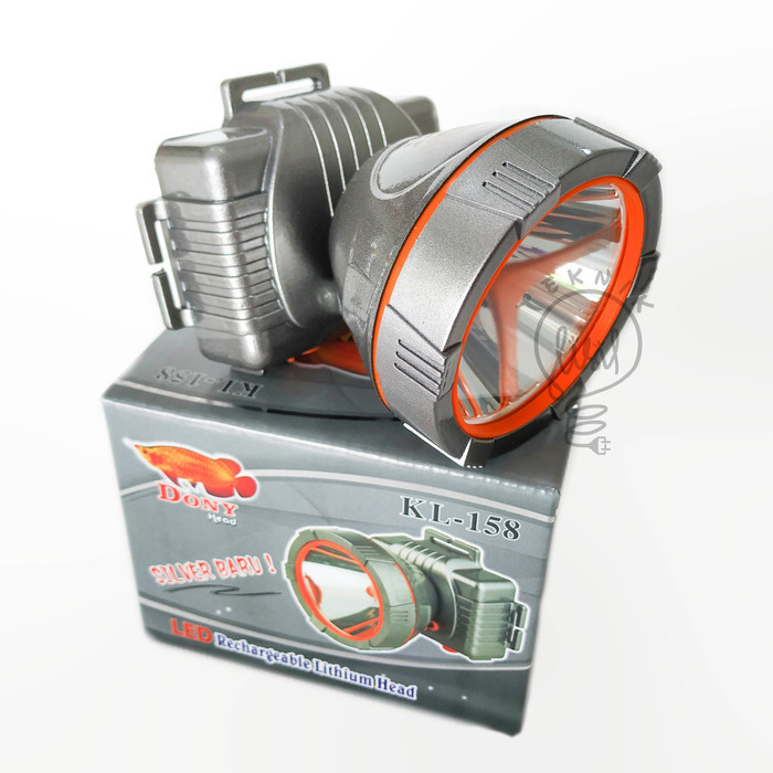 100% NEW LAMPU SENTER KEPALA HEAD LAMP EMERGENCY LED 10 WATT 10 W DONY KL-158 HAPPY SHOPING