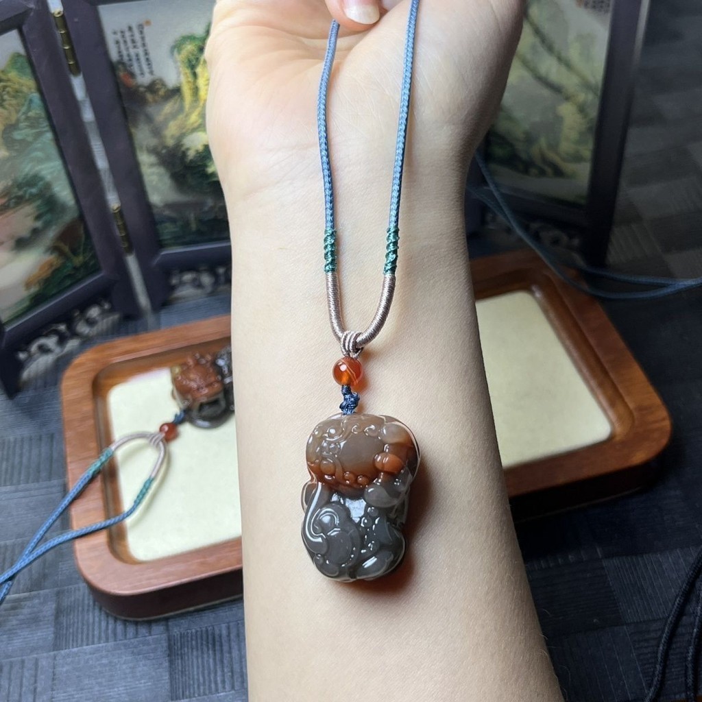 Huanglong Jade Overlord Pi Xiu Pendant