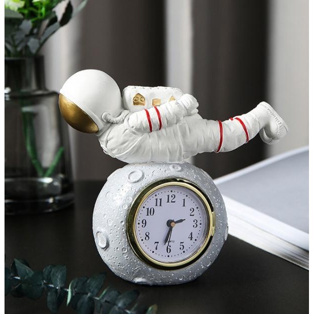 

Astronaut Desk Clock / Jam Weker Meja Anak Analog Astronot Lucu Unik CM