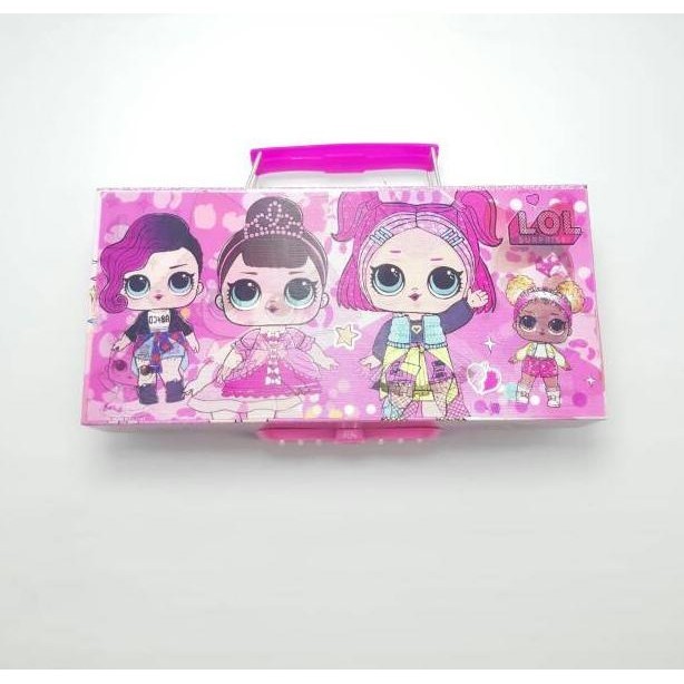 

er-6 KOTAK PENSIL LAMPU LED DISCO DENGAN KODE KUNCI 3 SUSUN Termurah