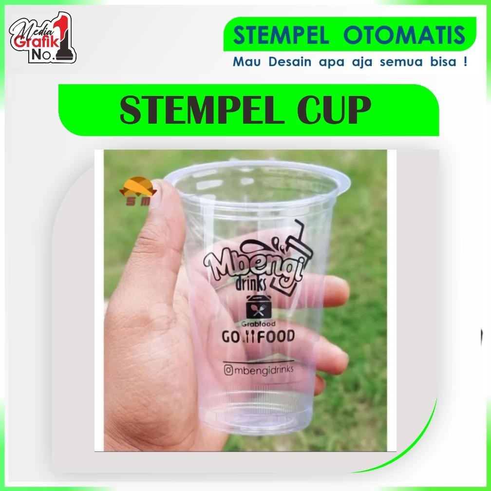 

fx-4 COD Stempel Cup Gelas / Stenpel Cangkir / Stampel Minuman Atau Makanan Media Plastik Free Desain Custom Terlaris