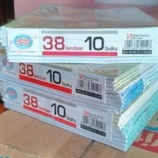 

we-12 BUKU TULIS BERGARIS SIDU 38 LEMBAR ISI 10 BUKU Premium