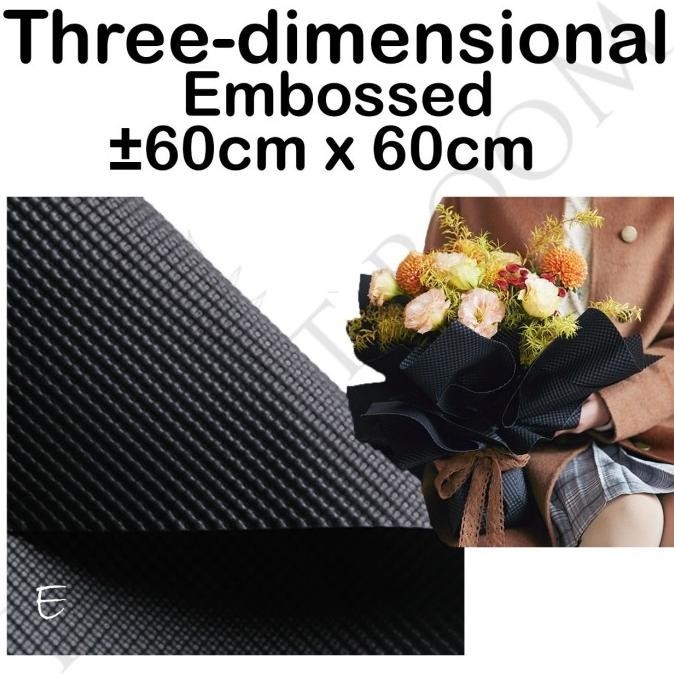

Three-dimensional embossed 10lembar - kertas bunga - flower wrapping