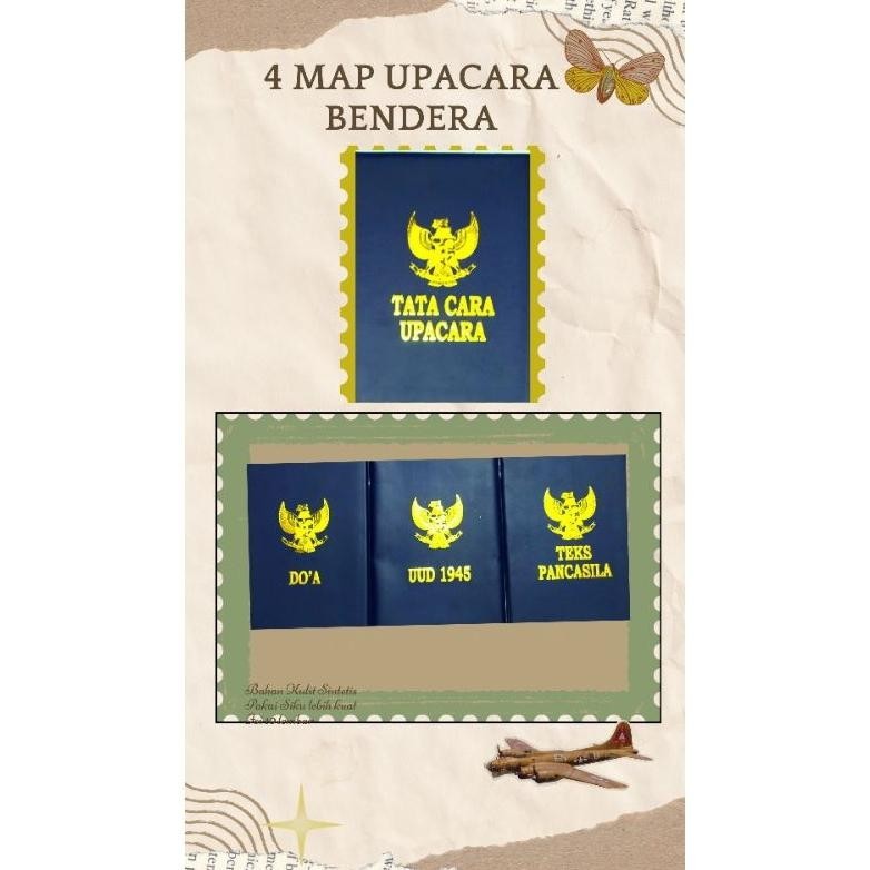 

Hot Sale 5 MAP UPACARA BENDERA WARNA NAVY/BAHAN KULIT SINTETIS/SUDAH ADA TEKSNYA Original