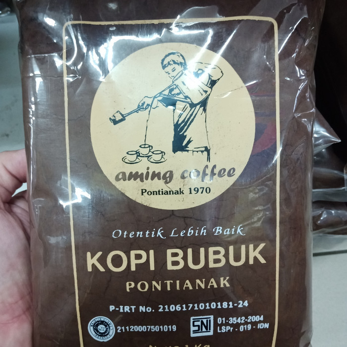 

Secrenada - Kopi Bubuk Aming Coffee Pontianak Isi 1 Kg