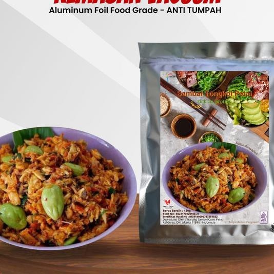 

Sambal Tongkol Suwir Kemasan Vacuum Food Grade 120G