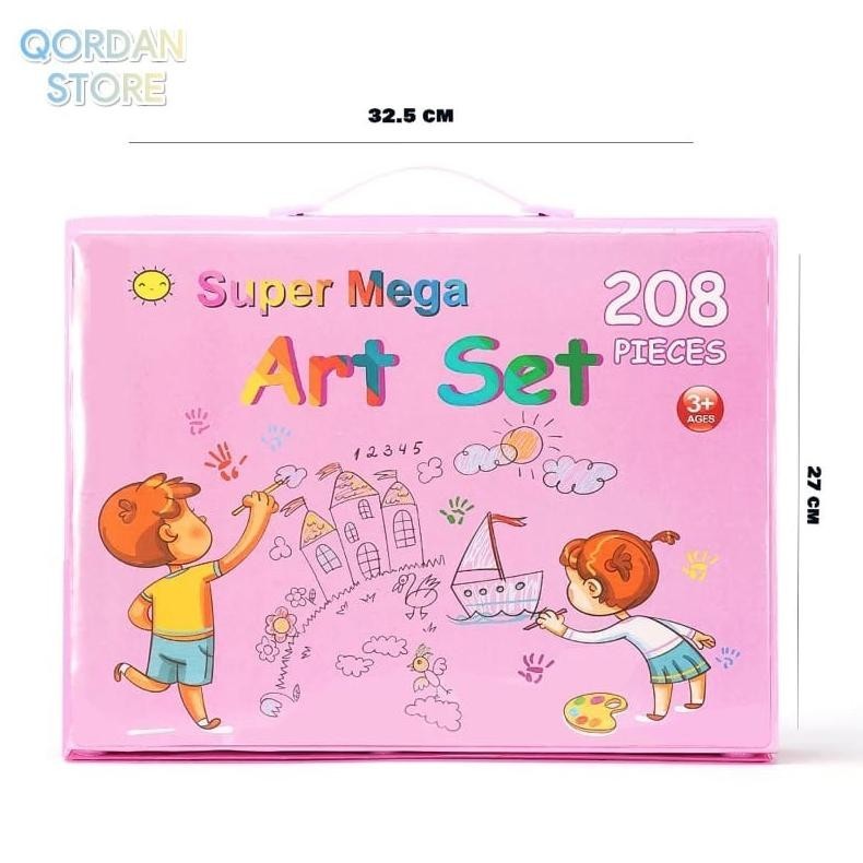 

TERLARIS!! ART SET 208 / Crayon set 208pcs Sale