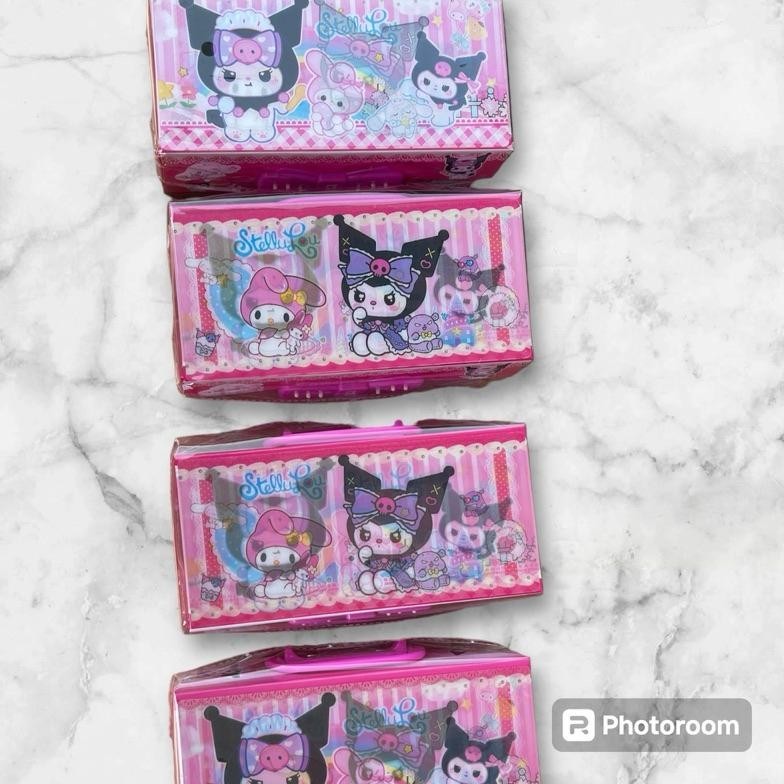 

Terlaris! Tempat Pensil kode Susun 3D Hologram Tepak pensil Karakter Study set Alat tulis sekolah 3D Termurah