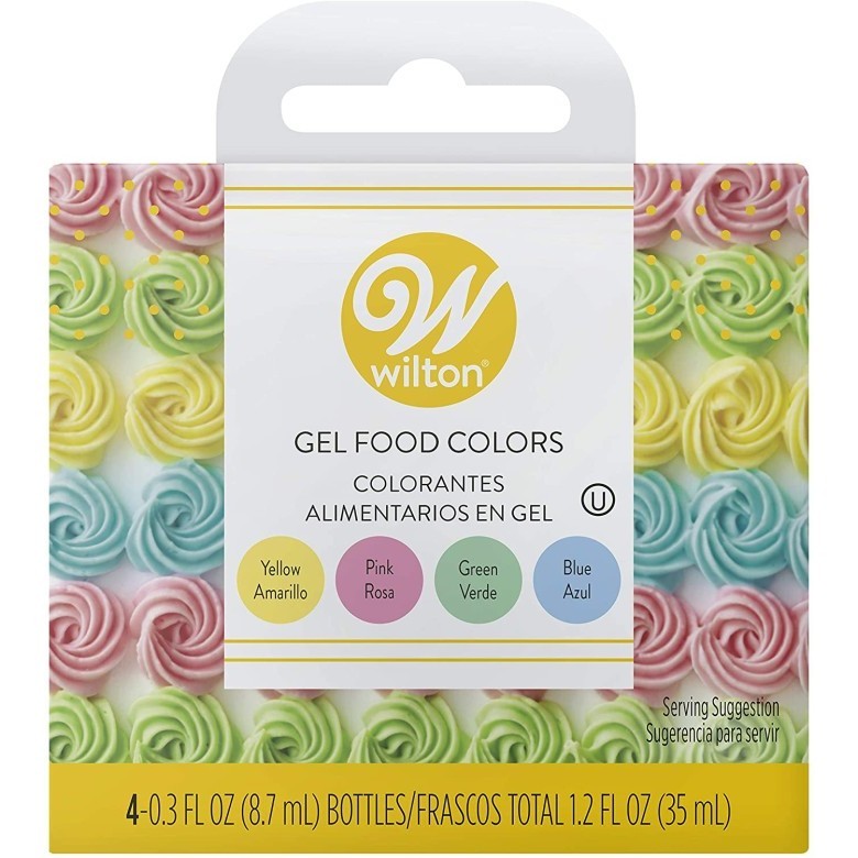 

Terlaris Wilton Primary Gel Food Color Set, Set of 4, Pewarna Kue SALE