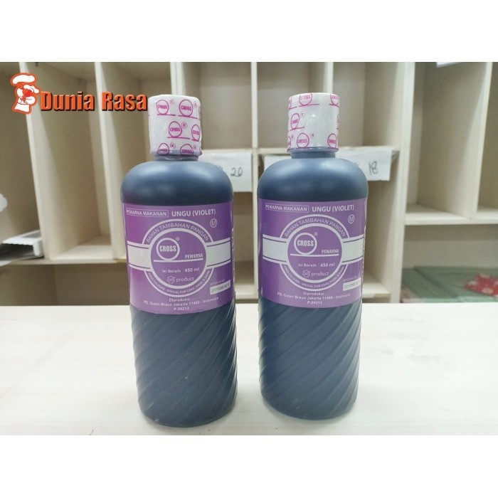

Terlaris Cross pewarna Makanan violet 500cc (Gratis MRJELLY agar-agar 1) SALE