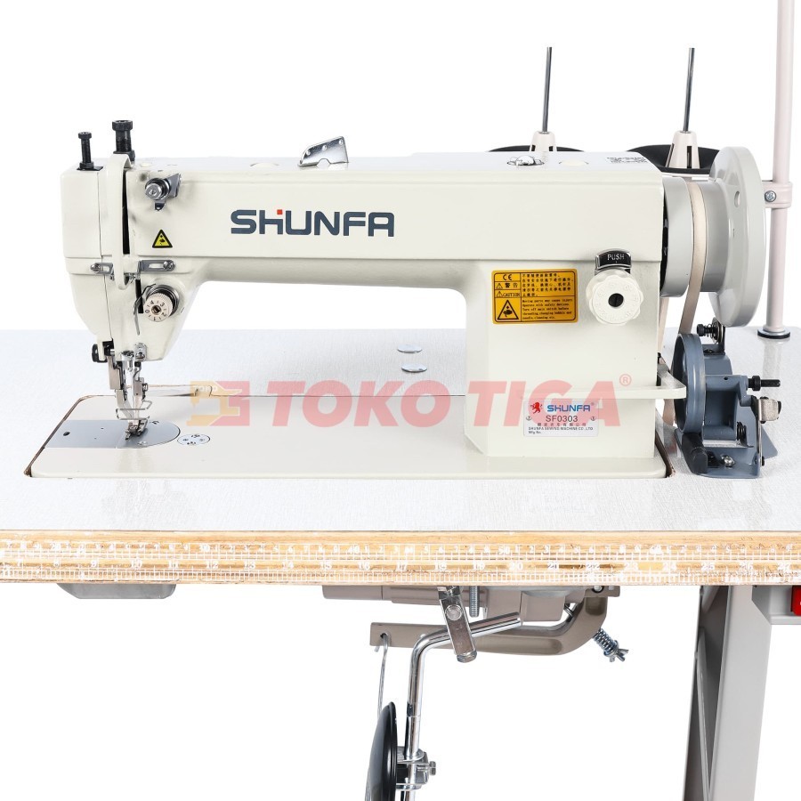 Mesin Jahit Walking Foot SHUNFA SF-0303 - Jarum 1 Jok Kulit & Terpal
