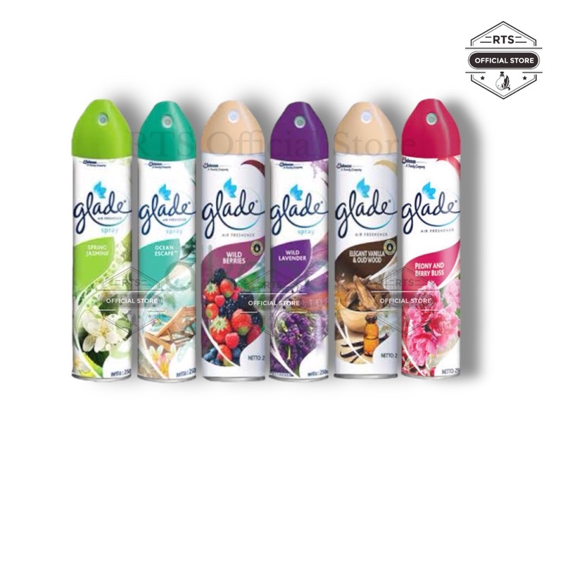 Glade Aerosol 225ml Pengharum Ruangan | Glade Aerosol Pengharum ruangan semprot 225ml | Glade Spa Ae