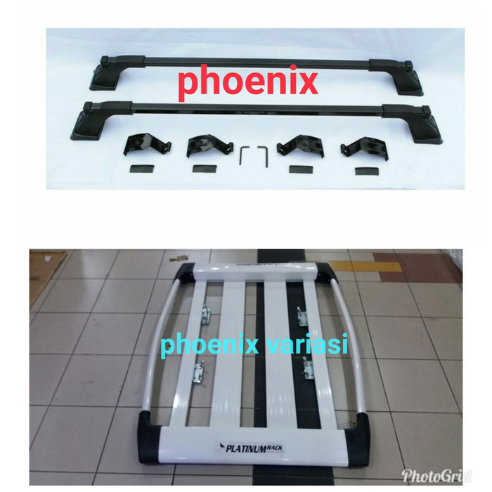 Paket Rack Platinum+Cross Bar Jepit Body Montana Honda Mobilio Gratis Ongkir