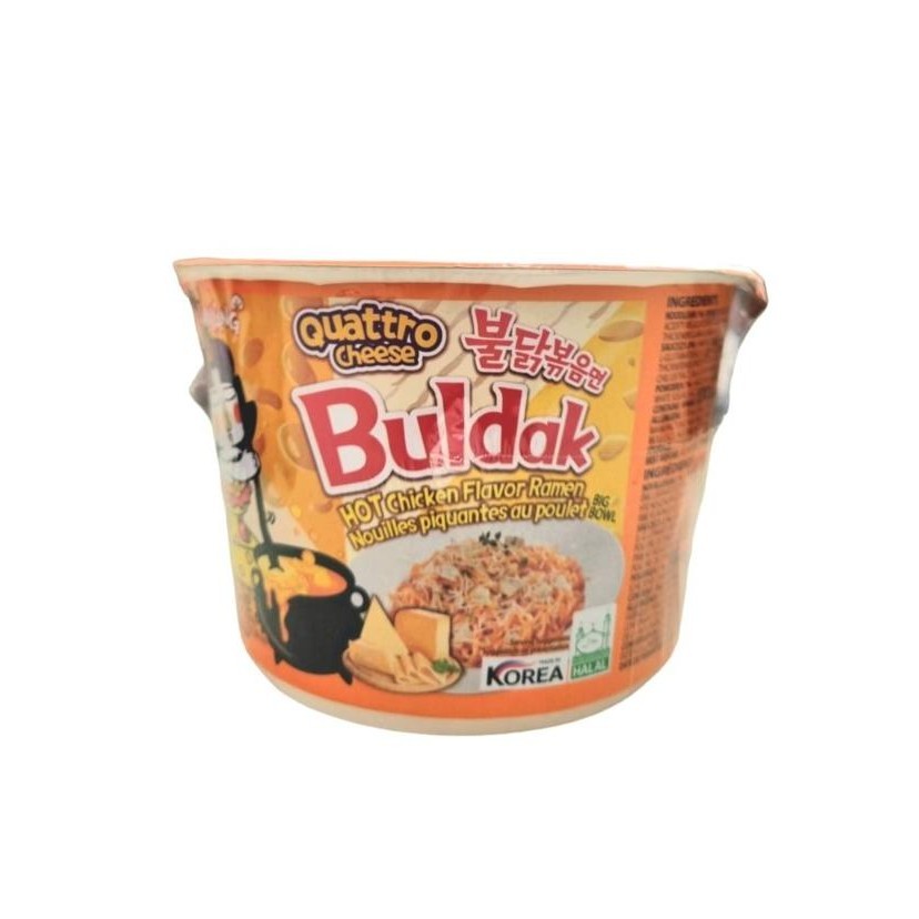 

Samyang Quattro Cheese Buldak Hot Chicken Ramen Cup Bowl Mie Instan TAC