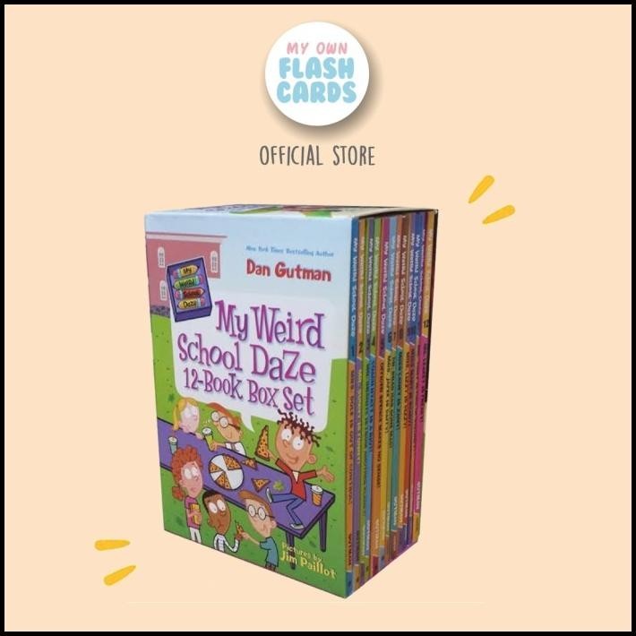 

My Weird School Daze 12 Book Box Set Dan Gutman Imported English Kids