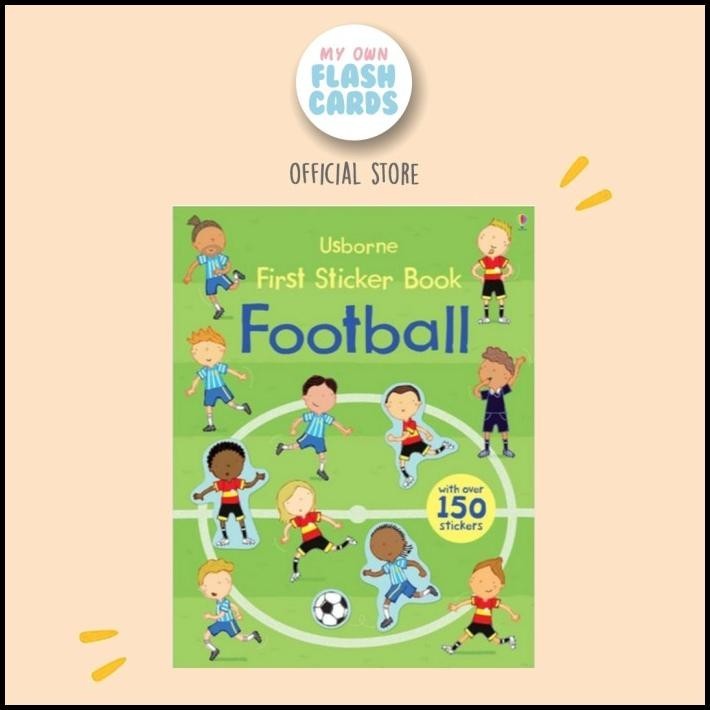 

Football Usborne First Sticker Book - Sepak Bola Soccer Buku Stiker
