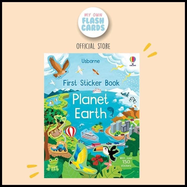 

Usborne First Sticker Book Planet Eart - Buku Edukasi Stiker Anak Kids