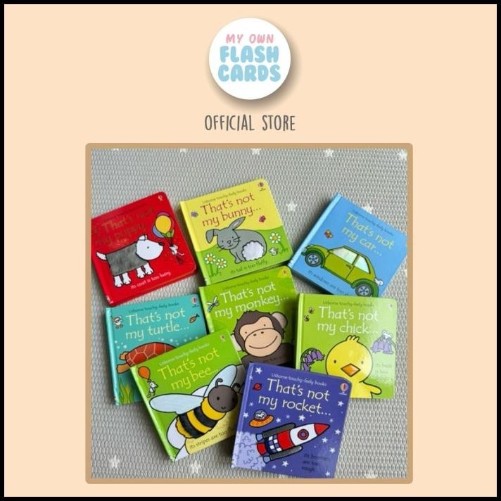 

Usborne Touchy Feely Book Sensory Baby Imported Education Buku Bayi