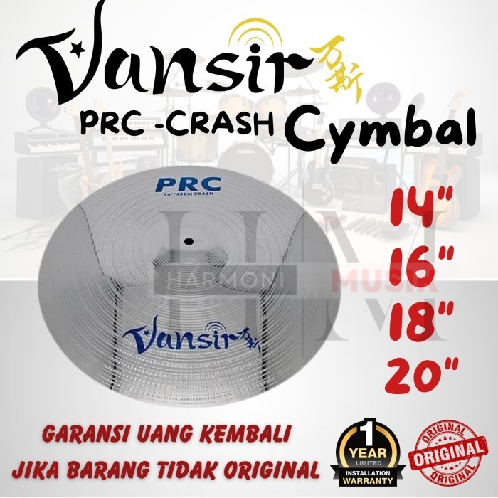 Ban Crash Cymbal Vansir Prc Crash Cymbal 14.16,18,20 Cymbal Crash Vansir Prc Simbal Crash - 14