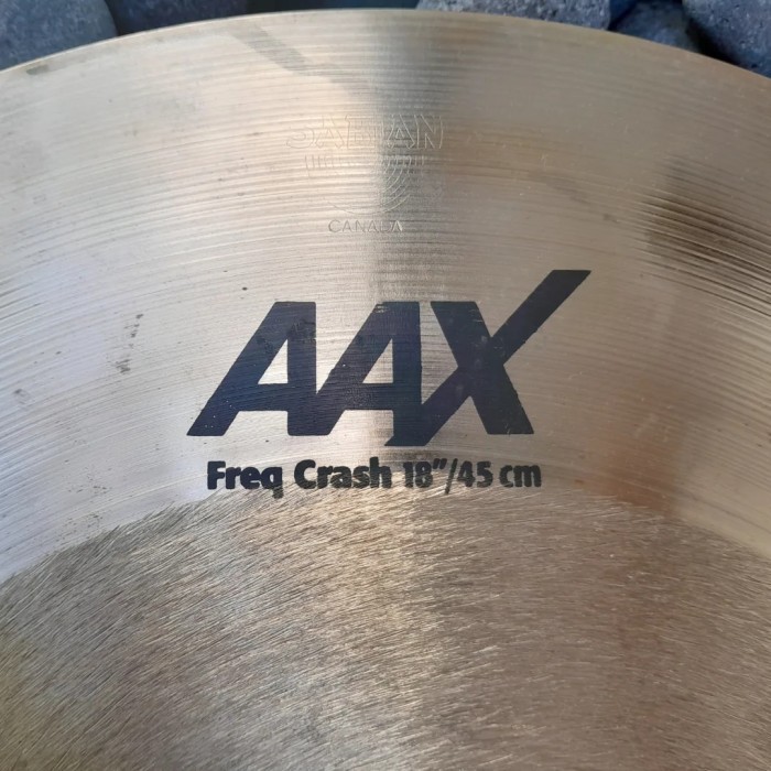 Ban Sabian Aax Freq Crash 18" Not Zildjian Meinl Paiste Nebulae Cymbal