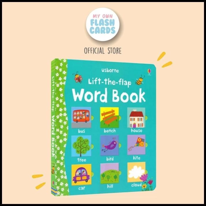 

Usborne Lift The Flap Word Board Book Buku Edukasi Bahasa Inggris