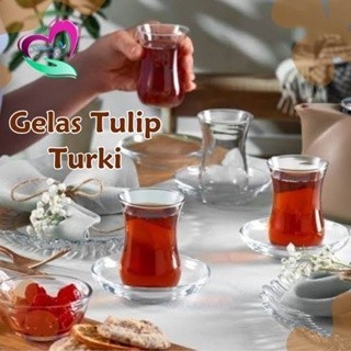 Gelas Teh Turki Gelas Tulip Turki Gelas Turki