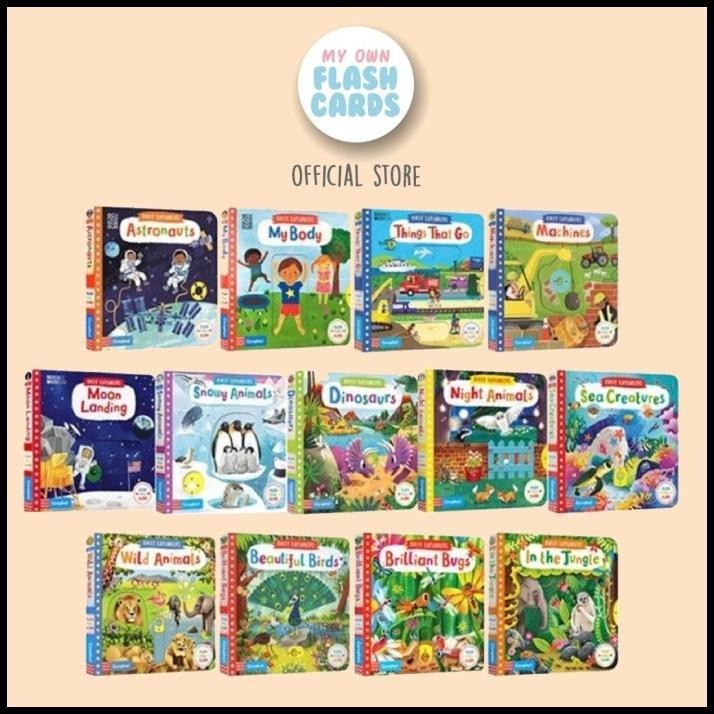 

Campbell First Explorers Push Pull Slide Imported Book Buku Impor Anak