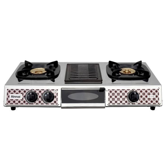 RINAI KOMPOR GAS RINNAI 3 TUNGKU + PEMANGGANGAN RI-524A