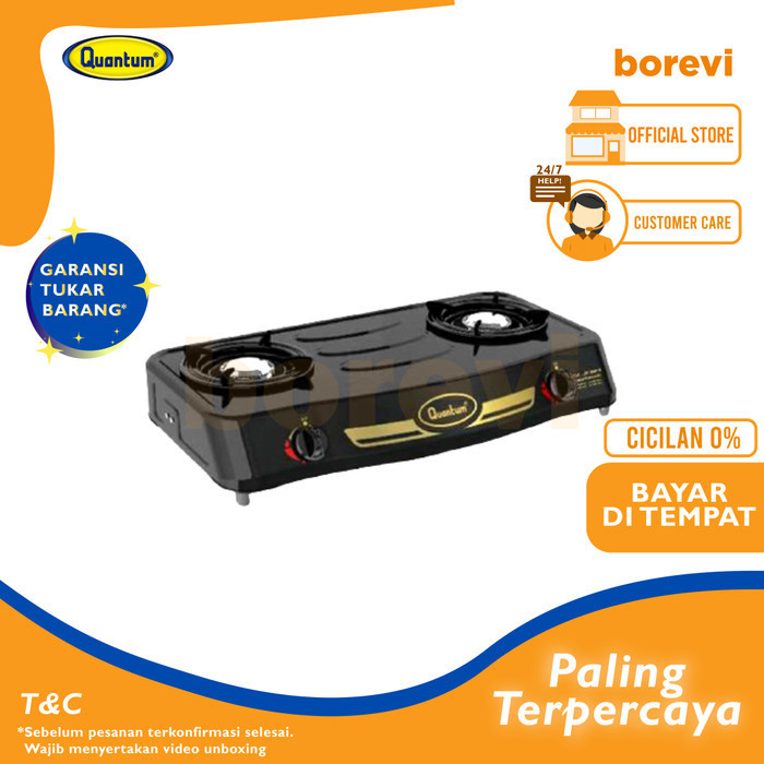 KOMPOR 2 TUNGKU QUANTUM QGC 201 DMP-B