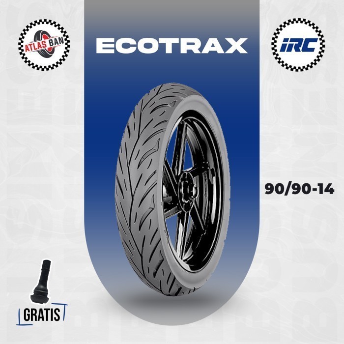Ban Motor Matic IRC ECOTRAX 90/90 Ring 14 Tubeless SCOOPY BEAT VARIO