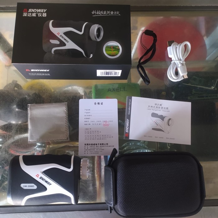 Sndway Range Finder Laser Outdoor Golf Hunting Telescope Monocular